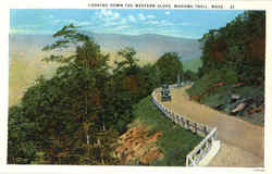 Looking Down The Western Slope Postcard