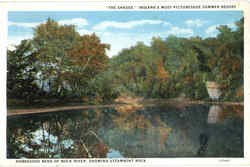 Horseshoe Bend Of Rock River Scenic, IN Postcard Postcard