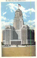 New City Hall Buffalo, NY Postcard Postcard