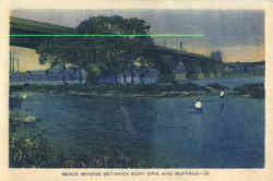 Peace Bridge Between Fort Erie And Buffalo Postcard
