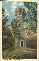 Retreat Tower Brattleboro, VT Postcard Postcard