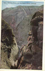 Looking Down Into The Royal Gorge Postcard