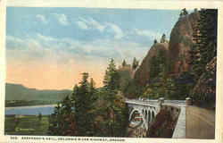 Shepperd's Dell, Columbia River Highway Scenci, OR Postcard Postcard