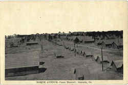 North Avenue, Camp Hencock Augusta, GA Postcard Postcard