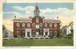 County Court House Plymouth, MA Postcard Postcard