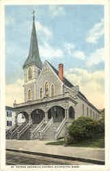 St. Peters Catholic Church Plymouth, MA Postcard Postcard