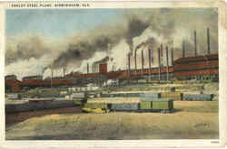 Ensley Steel Plant Postcard