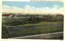 Ashland Plant , American Rolling Mills Postcard