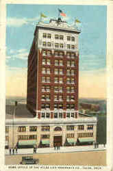 Home Office Of The Atlas Life Insurance Co. Tulsa, OK Postcard Postcard