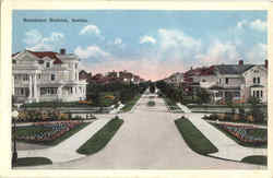 Residence District Postcard