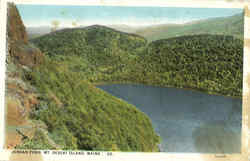 Jordan Pond Mount Desert Island, ME Postcard Postcard