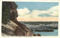 Rock Of Many Faces At The Bubble York Beach, ME Postcard Postcard