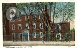 Longfellow's Home Postcard
