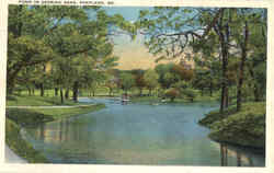 Pond In Deering Oaks Postcard