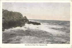 Bald Head At High Tide Ogunquit, ME Postcard Postcard