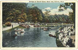 Bridge At Grand Canal, Belle Isle Postcard