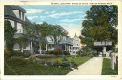 General Quarters House Of David Benton Harbor, MI Postcard Postcard