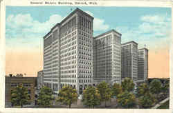 General Motors Building Postcard