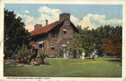Log Cabin, Paler Park Postcard