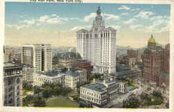 City Hall Park Postcard