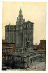 City Hall And Municipal Building Postcard