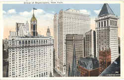 Group Of Skyscrapers New York City, NY Postcard Postcard