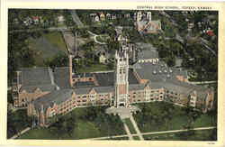 Central High School Postcard