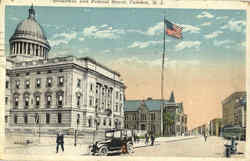 Broadway And Federal Street Camden, NJ Postcard Postcard
