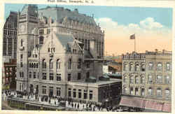 Post Office Newark, NJ Postcard Postcard