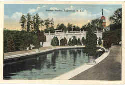 Sunken Garden Lakewood, NJ Postcard Postcard