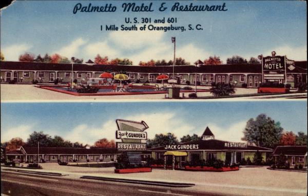 Palmetto Motel & Restaurant Orangeburg South Carolina