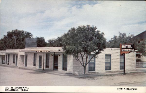 Motel Stonewall Ballinger Texas