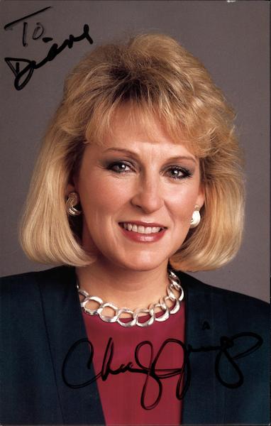 Cheryl Jennings - Channel 7 News  Hand Signed San Francisco California