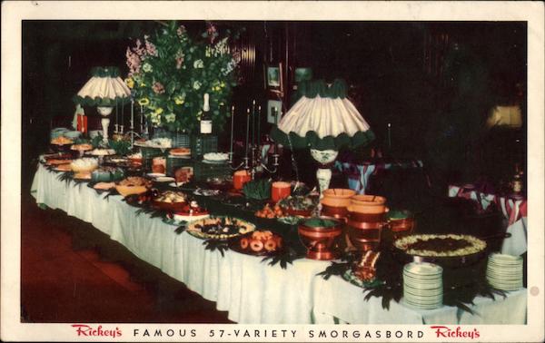 Rickey's Studio Club - Famous 57-Variety Smorgasbord San Francisco California