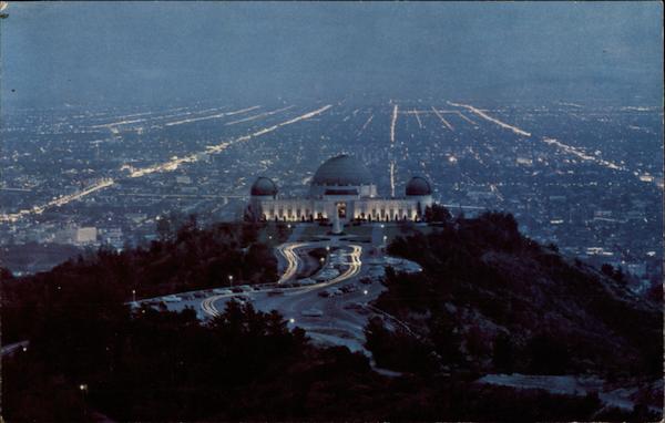View of the City at Dusk Los Angeles California William Graham