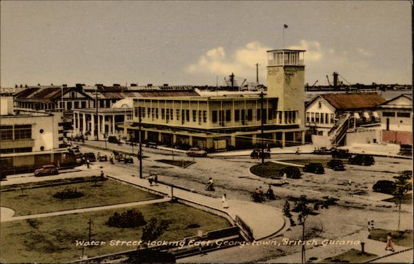 Water Street Looking East Georgetown Guyana South America