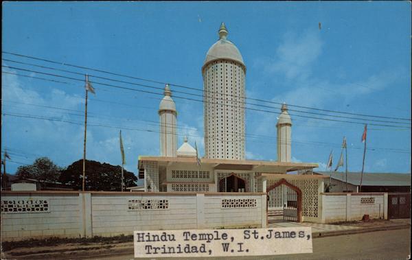 Hindu Temple St. James Trinidad Caribbean Islands