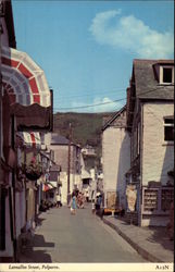 Lansallos Street Polperro, United Kingdom Cornwall Postcard Postcard