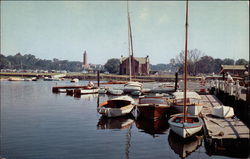 Harbor Island from Orienta Marine Dock Mamaroneck, NY Postcard Postcard