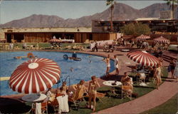 Pool at the Shadow Mountain Club Postcard