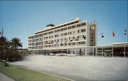 International Airport Building Postcard