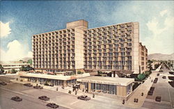 Sheraton-Wilshire Motor Inn in Los Angeles Postcard