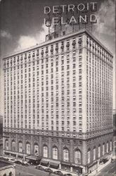 Detroit-Leland Hotel Postcard
