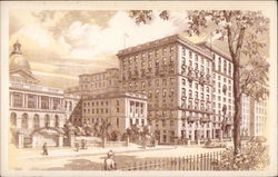 Hotel Bellevue, Beacon Hill Postcard