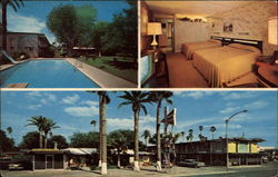 Hoover's Paradise Motel and COffee Shop McAllen, TX Postcard Postcard