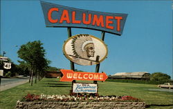 Welcome Sign Postcard