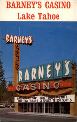 Barney's Casino Lake Tahoe, CA Postcard Postcard