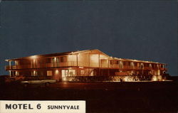 Motel 6 Sunnyvale, CA Postcard Postcard