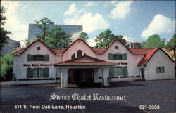 Swiss Chalet Restaurant Postcard