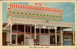 Post Office Hye, TX Postcard Postcard